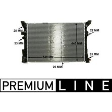 Mahle CR2170000P Knecht  Su Radyatörü 640×43826) W176 W246 C117 W242 A 160 A 180 A 200 M 270.910 (ENO:8MK376924021)