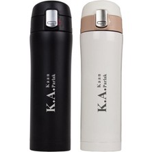 Kalemedair Kişiye Özel Lüks Çelik Termos 450 ml M2