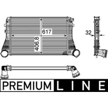Mahle CI161000P -Knecht-Behr CI161000P Intercooler Vw Passat V 3C0145805R