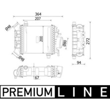 Mahle CI547000P -Knecht-Behr CI547000P Turboşarj Radyatörü Mercedes W205 W212 W213 W166 W222 C217 A2760900214