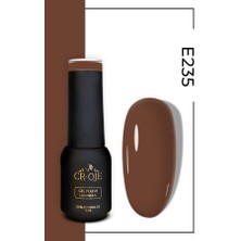 Cr-Oje Kalıcı Oje E235 - Toprak Kahverengi (5 ML)