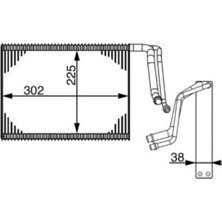 Mahle AE143000S -Knecht-Behr AE143000S Evaporator Bmw F20 F22 F30 E87 F32 F34 F35 64119229487