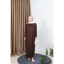 Penye Yarasa Kol Elbise