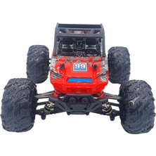 Seher Oyuncak 1:16 Ölçek Yüksek Hızlı 40KM/H 2.4ghz Şarjlı 4x4 Canavar Jeep