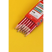 Faber-Castell 12'li Köşeli Mercanlı Kurşun Kalem
