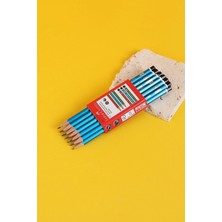 Faber-Castell 12'li Köşeli Mercanlı Kurşun Kalem