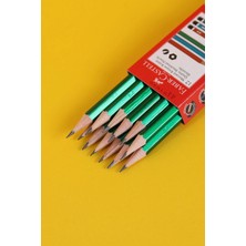 Faber-Castell 12'li Köşeli Mercanlı Kurşun Kalem