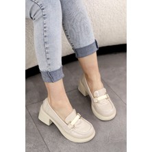 Msn 504 Toka Detaylı Topuklu Loafer