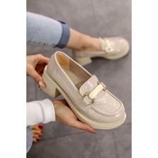 Msn 504 Toka Detaylı Topuklu Loafer