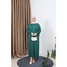 Penye Yarasa Kol Elbise