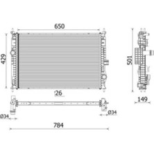Mahle CR2710000P -Knecht-Behr CR2710000P Radyatör Soğutucu Citroen C5 Aircross 0