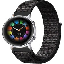 Tagomoon Huawei Watch Gt2 42MM Akıllı Saat Uyumlu Spor Kumaş Desenli Cırt Cırtlı Kordon Kayış