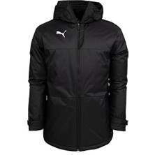 Puma Teamfinal Parka Jacket Erkek Futbol Antrenman Su Geçirmez Ceket 65649603 Siyah