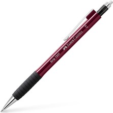 Faber-Castell Grip 1347 Versatil Kalem, 0.7 mm, Bordo, Ergonomik Tutuş, Yaylı Uç, Uzun Silgi, Modern Tasarım