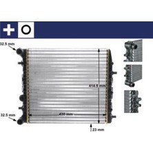 Mahle CR454000S -Knecht-Behr CR454000S Motor Su Radyatörü Cordoba Ibiza Iv V Polo Fabia 1.2 1.4 1.6 Azq Bby Cggb Bme Bbz 6QE121253