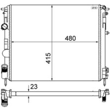 Mahle CR605000S -Knecht-Behr CR605000S Radyatör Soğutucu Renault Kangoo 0