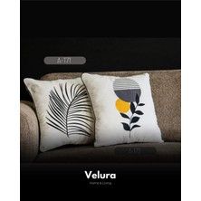 Velura Home & Living Dekoratif Kırlent & Pinterest Kırlent & Keten Kumaş - Nakış İşleme & A171-A172