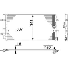 Mahle AC4000S -Knecht-Behr AC4000S A C-Kondensator Audi A4 B8