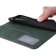 YH Mall Kart Pu Ile Samsung Galaxy S25 Ultra Benzersiz Patchwork Renk Için Flip Case (Yurt Dışından)