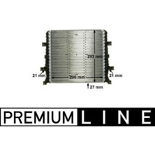 Mahle CR1025000P -Knecht-Behr CR1025000P Radyatör Soğutucu Audi Q7 6 Zyl. 2010 7L8121212A