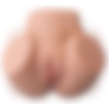 Erox Blythe Gerçekçi Titreşimli Çift Girişli Kalça Mastürbatör Vajina Vibratör Manken