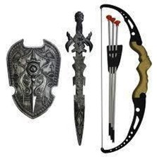 Elite Brkx - Süper Savaşçı Kılıç Kalkan Ok Yay Seti - Kılıç Ok Yay ve Kalkan Seti Gextr 968593 1 Adet