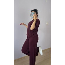 Kayık yaka İkili Modal Takım