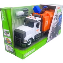 Ctoy Büyük Boy Sök-Tak Pilli Müzikli Çöp Kamyonu CTOY-YW9083A