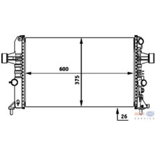 Mahle 8MK376718331 8MK376718-331 Radyatör Astra G 1.6 Eco Ec 02-05 Ac - Mek 600X375X26