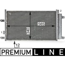 Mahle AC808000P -Knecht-Behr AC808000P A C-Kondansatör Iveco Daily Iv 0