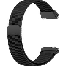 Xiaomi Redmi Watch 3 Active / Watch 3 Lite Uyumlu Metal Hasır Mıknatıslı Kordon Paslanmaz Çelik