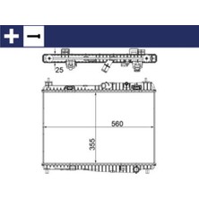 Mahle CR1135000S -Knecht-Behr CR1135000S Motor Su Radyatörü Fiesta 1.25 16V 1.4 16V 08 B Ma1.4 16V 12 350X558X18 8V518005BE