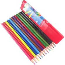 Faber-Castell 12'li Üçgen Tam Boy  Kuru Boya Kalemi
