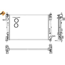 Nrf 53017 Motor Radyatoru Punto Mıto 1,3 Mjt