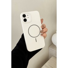 Fabron Iphone 11 Uyumlu Magsafe Lansman Kir Tutmaz Silinebilir Içi Kadife Telefon Kılıfı Kablosuz Şarj Özellikli