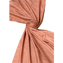 Leila Çift Taraflı Jakarlı Desenli Ipeksi Şal – 75X190 cm