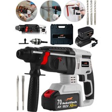 Rebellisch Germany C-Line M4 Brushless 992VF 70Ah 100J Kömürsüz Motor Bakır Sargılı Darbeli Çift Akülü Şarjlı Kırıcı
