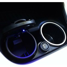 Şık Işıklı Araba Küllüğü - Mavi Ledli