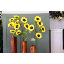 Ahşap Set Dekoratif Vazo , Kuru Çiçek Vazosu , Biblo Vazo 40-50-60 cm