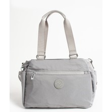 Kadın 5 Gözlü Suya Dayanıklı Paraşüt Kumaş Ayarlanabilir Çapraz Askılı El ve Omuz Çantası