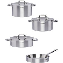 Vakumin 4'lü Tencere ve Tava Seti