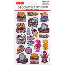 Tanex Kids Sticker Puffy Fast Food Serisi (27179)