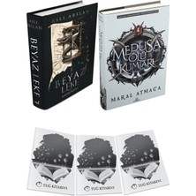 Medusanın Ölü Kumları 4 Ciltli ve Beyaz Leke Mahkumiyet Ciltli Aslı Arslan 2li Set + Hediyeli