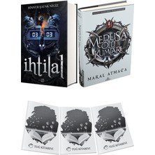Medusanın Ölü Kumları 4 Ciltli ve Ihtilal 2 Zede Ciltli Binnur Şafak Nigiz 2li Set + Hediyeli