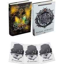 Medusanın Ölü Kumları 4 Ciltli ve Ephesus Ötanazi Okulu 3 Ciltli Maral Atmaca 2li Set + Hediyeli