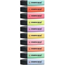 Stabilo-Boss Pastel 10 Renk Fosforlu Kalem Seti