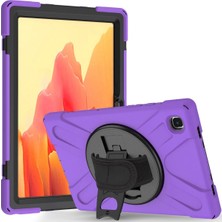 Newface Samsung Galaxy T220 Tab A7 Lite 8.7 Kılıf Amazing Tablet Kapak - Mor Sptgl