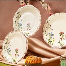 Fecra Doğa 6 Parça Pasta Tabağı Seti