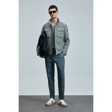 Lufian Plus Smart Erkek Chino Pantolon Slim Fit Yeşil