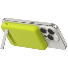 Belkin BPD006DSCY-APL Boostcharge Pro Magsafe Uyumlu Qi2 15W 5k Kablosuz Powerbank - Yeşil